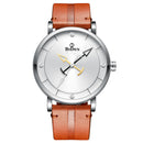 BIDEN 0161 Casual Style Men Wrist Watch Leather Strap 3ATM Waterproof Quartz Watches