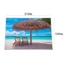 Beach Umbrella Vinyl Children Photography Backdrops 7x5Ft Photo Background K1D2
