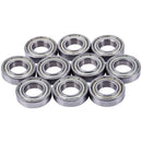 10 Pcs 12mm x 24mm x 6mm Sealed Deep Groove Radial Ball Bearings 6901Z B6M3