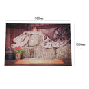5x3Ft Retro Wood Straw Vinyl Background Studio Photography Photo Props Back Z7K7