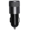 2.1 Ah Dual USB Blu-ray car charger Aluminum Alloy Car Charger 2.5 * 2.5 *  E3Q1