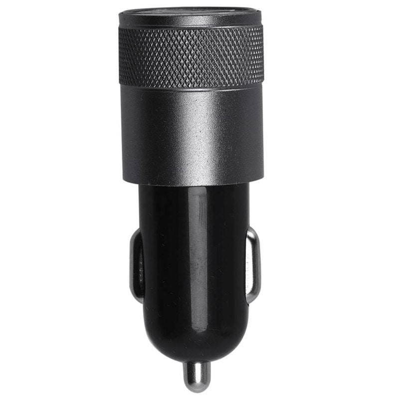 2.1 Ah Dual USB Blu-ray car charger Aluminum Alloy Car Charger 2.5 * 2.5 *  E3Q1