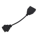 OBD2 Extension Cable 12 Pin to 16 Pin Female OBD1 OBDII Connector Adapter f R4D7