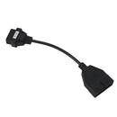 OBD2 Extension Cable 12 Pin to 16 Pin Female OBD1 OBDII Connector Adapter f R4D7