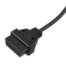 OBD2 Extension Cable 12 Pin to 16 Pin Female OBD1 OBDII Connector Adapter f R4D7