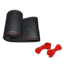 New Universal braid on the steering wheel PU Leather car steering wheel cov