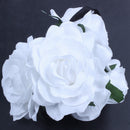 Women's Hawaiian Stretch Rose Flower Headband Floral Crown for Garland Part I9B3