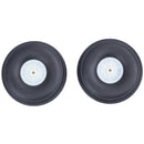 3.5 Inch RC Airplane Black PU Tire Wheel With Beige Plastic Hub Super Light O6E8