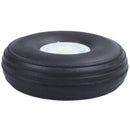 3.5 Inch RC Airplane Black PU Tire Wheel With Beige Plastic Hub Super Light O6E8