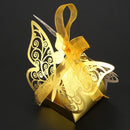New 50pcs Butterfly Wedding favor box candy box gift box wedding favors eve E7S8