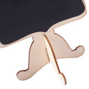 10 Pcs Mini Wooden Small Wedding Blackboard Message Table Number Chalkboard F6A1