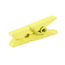 100 Mini wooden pegs (Yellow) L4C7