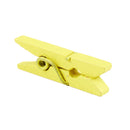 100 Mini wooden pegs (Yellow) L4C7