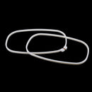 Rectangle Plastic Embroidery Frame Cross Stitch Hoop Ring Sewing Tool, 19*3 F9J5