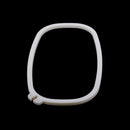 Rectangle Plastic Embroidery Frame Cross Stitch Hoop Ring Sewing Tool, 19*3 F9J5