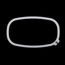 Rectangle Plastic Embroidery Frame Cross Stitch Hoop Ring Sewing Tool, 19*3 F9J5