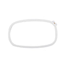 Rectangle Plastic Embroidery Frame Cross Stitch Hoop Ring Sewing Tool, 19*3 F9J5