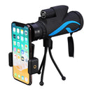 40x60 Monocular HD Optic BAK4 Day Night Vision Telescope With Tripod Phone Holder Outdoor Camping