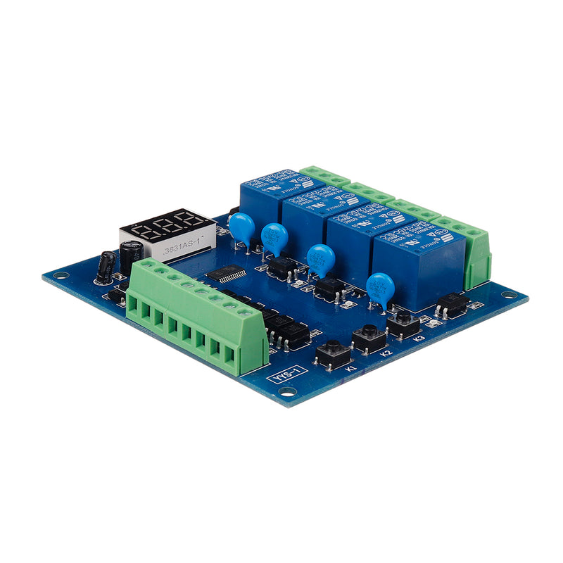 YYS-1 Programmable 4 Channel LED Relay Module Signal Trigger Delay Timer Relay PLC Controller