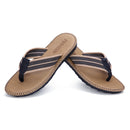 Men Leather Flip Flops Thick Bottom Sandals Comfortable Beach Durable Shoes Can Be Immersed In Seawater