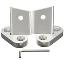 Wind Shield Driving Light Mount Brackets Clamps Lamp Holder Kit 07-15 For Jeep Wrangler