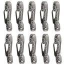 10 x EDC ALUMINIUM ALLOY MINI PARACORD CARABINER CLIPS SNAP HOOKS BUSHCRAFT N5S3