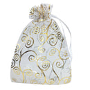 100pcs 4x6 Inches Drawstrings Organza Gift Candy Bags Wedding Favors Bags ( O2F7