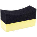 Car Tyre Brush Sponge Tire Dressing Applicator Crescent-shaped Foam Cleanin S6G3
