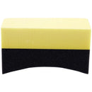 Car Tyre Brush Sponge Tire Dressing Applicator Crescent-shaped Foam Cleanin S6G3