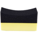Car Tyre Brush Sponge Tire Dressing Applicator Crescent-shaped Foam Cleanin S6G3