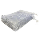 50pcs 5x7 Inches Drawstrings Organza Gift Candy Bags Wedding Favors Bags(Wh N3M6
