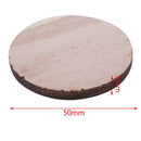 10 x Wooden Circle Shapes, Plain Wood Craft Tags 50mm (5cm)