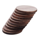 10 x Wooden Circle Shapes, Plain Wood Craft Tags 50mm (5cm)