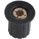 10 Pieces 4mm Shaft Insert Diameter Potentiometer Rotary Control Knobs Blac J6T5