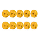 10Pcs M3 Hand Knurled Thumb Aluminum Alloy Screw Nut Spacer Flat Washer