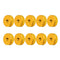10Pcs M3 Hand Knurled Thumb Aluminum Alloy Screw Nut Spacer Flat Washer