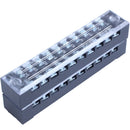 5 Pcs Dual Row 10 Position Screw Terminal Block Connector 600V 15A O1D6