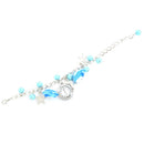 Lady Jewelry Beads Round Flowers Bracelet Watch Christmas Gift, 8 W8O4
