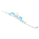 Lady Jewelry Beads Round Flowers Bracelet Watch Christmas Gift, 8 W8O4
