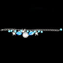 Lady Jewelry Beads Round Flowers Bracelet Watch Christmas Gift, 8 W8O4