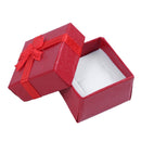 24-Piece Gift Box Set - Square Ring Jewelry Box for Anniversaries, Weddings U6F3