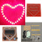 51  Pink LED Light Love Heart Shape DIY Kit