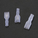 75Pcs 6.3mm Female Spade Crimp Terminal Connector Insulating Cover M6B7