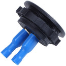 12V-24V Car Motorcycle LED Digital Display Voltmeter Waterproof Meter BLUE
