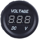 12V-24V Car Motorcycle LED Digital Display Voltmeter Waterproof Meter BLUE