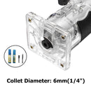 Raitool 800W 30000RMP Electric Hand Trimmer 1/4 Inch Corded Wood Laminate Palm Router