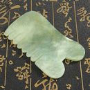 Natural Jade Stone Guasha Gua Sha Board Comb Shape Manual Massage Healthy Beauty Massager Tool
