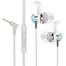 ACZ X8 3.5mm Wired Control Earphone In-ear Heavy Bass Earbuds with Mic for iPhone Xiaomi Huawei