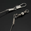 ZANLURE 70 cm Stainless Steel Wire Leader Fishing Line Lure Trace Cable Braided Fishing Line