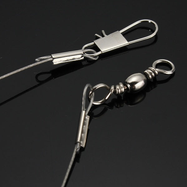 ZANLURE 70 cm Stainless Steel Wire Leader Fishing Line Lure Trace Cable Braided Fishing Line